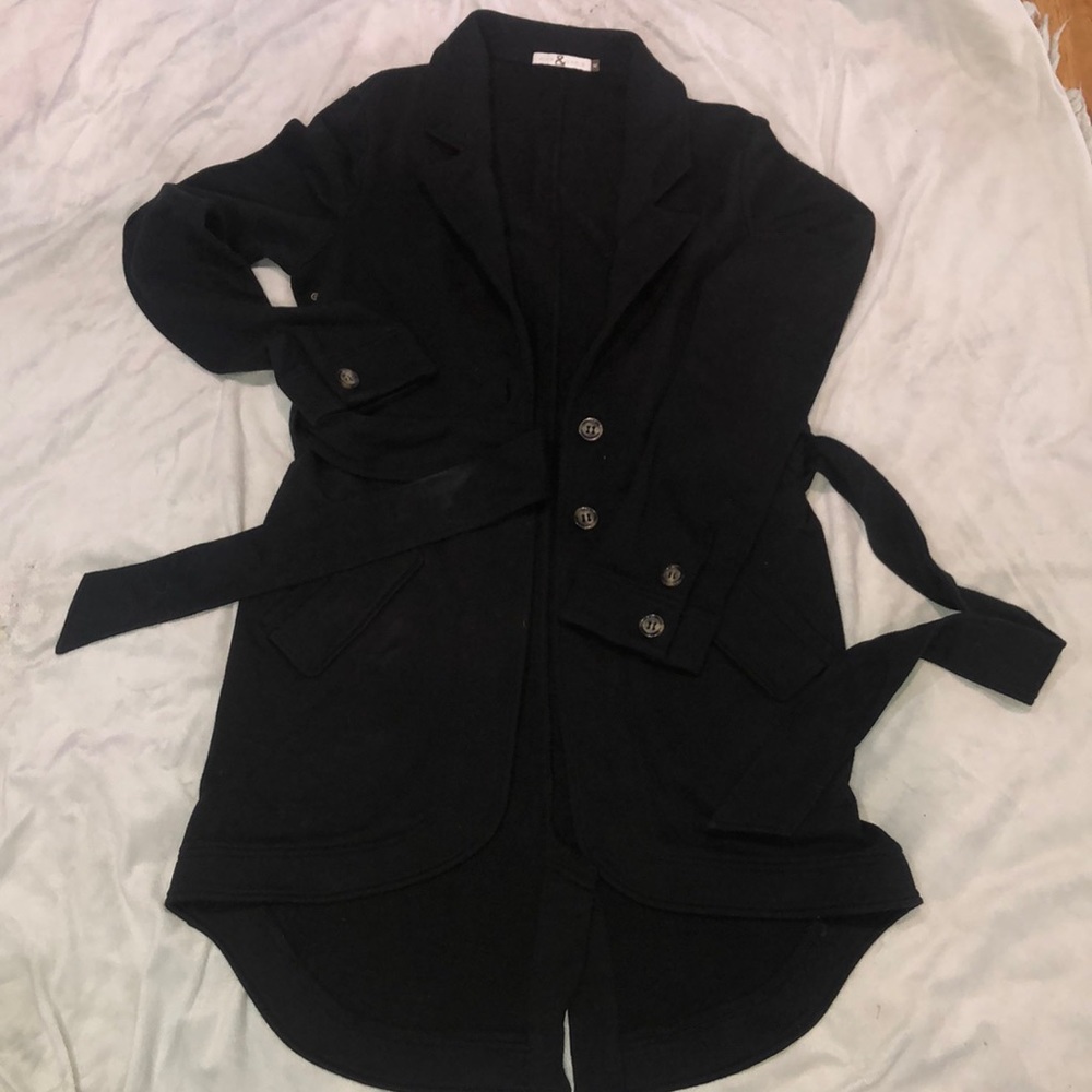 Mike & Chris tuxedo style cardigan NWOT